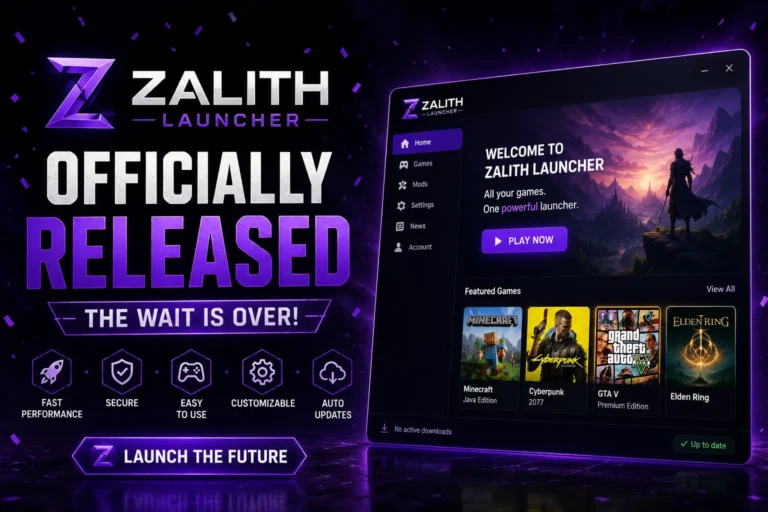 Zalith Launcher Officially Released — The Wait Is Over!